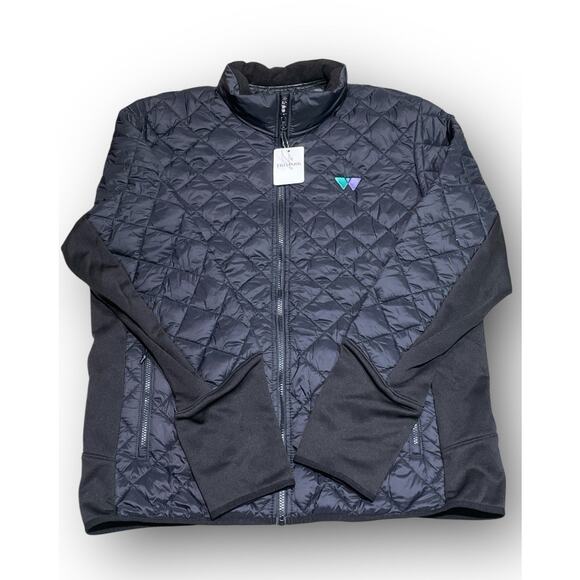 Nwt TRIMARK Men's Rougemont Hybrid Insulated Jacket Size XL Black New Quilted - Picture 1 of 4